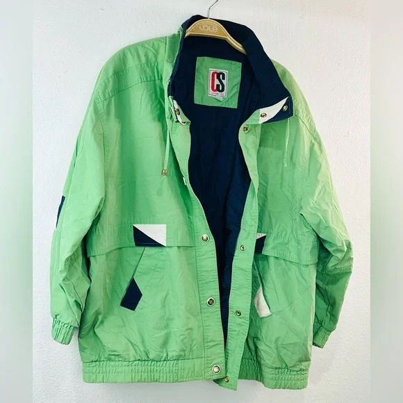 Essentials Vibrant Green Kids Raincoat - Picture 2 of 15